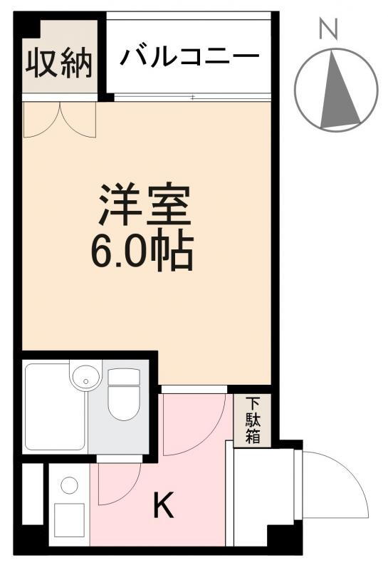 香川県高松市天神前 瓦町駅 1K アパート 賃貸物件詳細