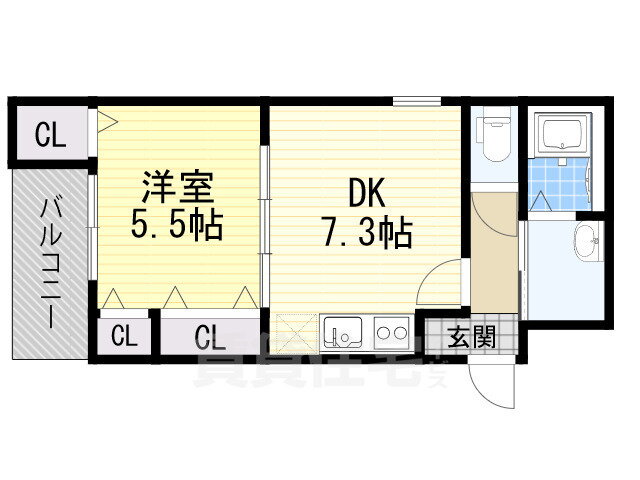 大阪府堺市西区浜寺公園町３ 浜寺公園駅 1DK アパート 賃貸物件詳細