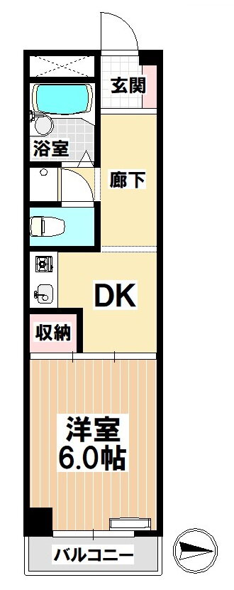 愛知県名古屋市南区外山１ 新瑞橋駅 1DK マンション 賃貸物件詳細