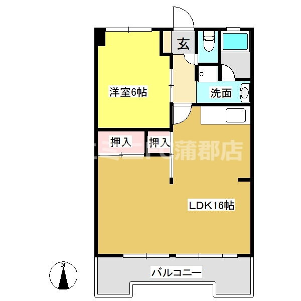 愛知県蒲郡市大塚町産子山 三河大塚駅 1LDK マンション 賃貸物件詳細