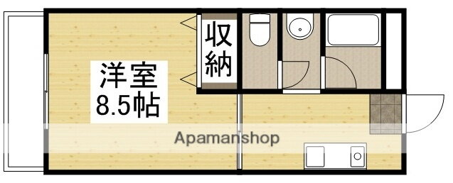 岡山県岡山市北区十日市西町 東中央町駅 1K マンション 賃貸物件詳細