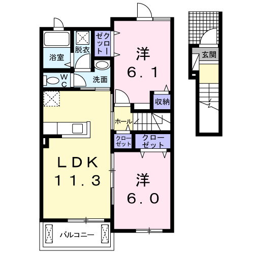 奈良県橿原市高殿町 耳成駅 2LDK アパート 賃貸物件詳細