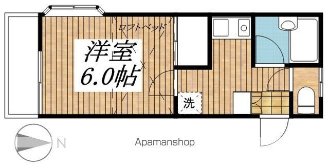 東京都小平市美園町２ 小平駅 1K アパート 賃貸物件詳細