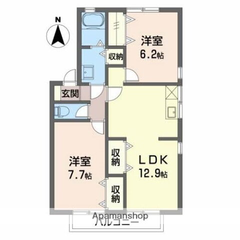 福井県敦賀市木崎 敦賀駅 2LDK アパート 賃貸物件詳細