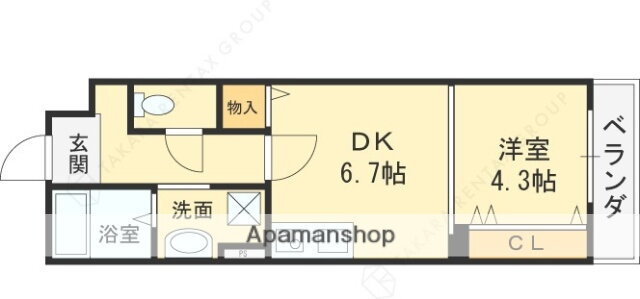 大阪府東大阪市長瀬町１ 長瀬駅 1DK アパート 賃貸物件詳細