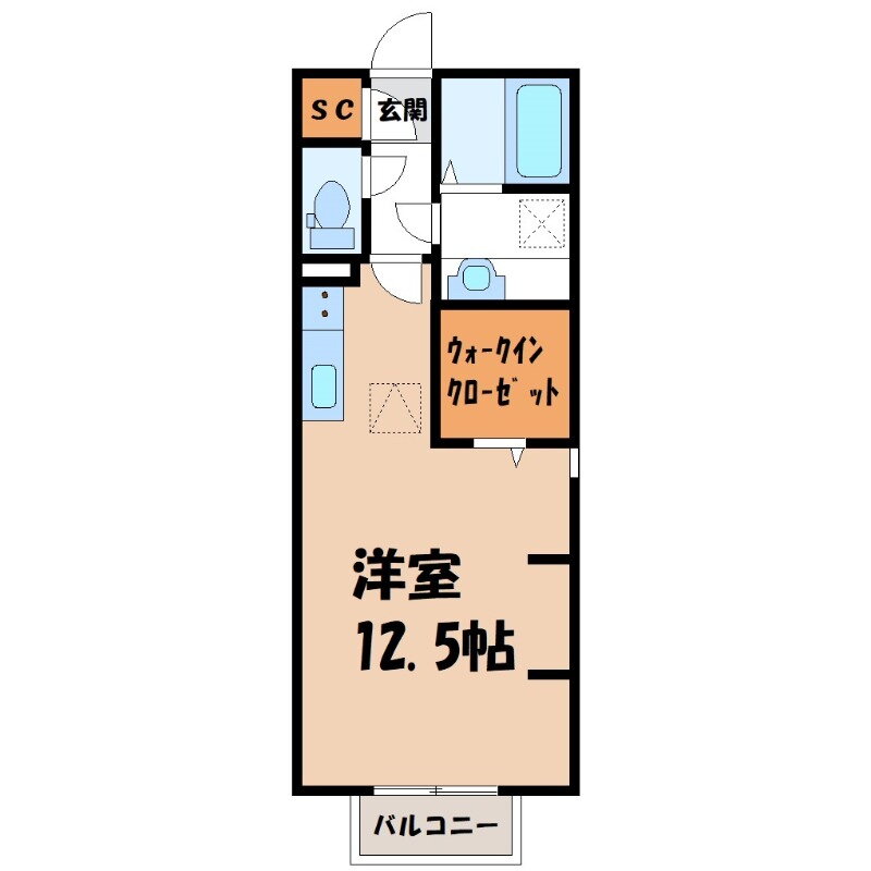 群馬県前橋市上大島町 前橋大島駅 ワンルーム アパート 賃貸物件詳細