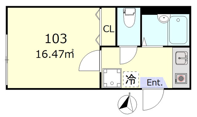 東京都新宿区北新宿１ 西新宿駅 1K アパート 賃貸物件詳細