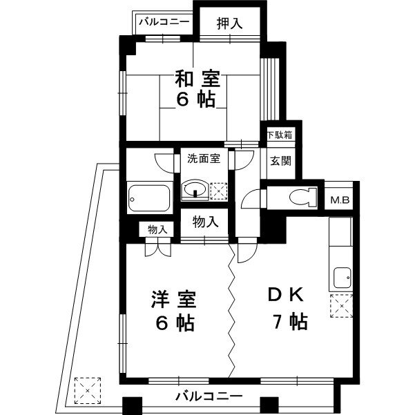 兵庫県神戸市灘区八幡町４ 六甲駅 2DK マンション 賃貸物件詳細