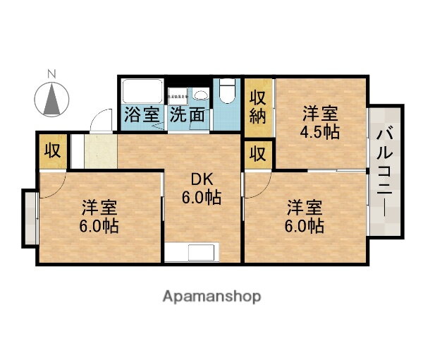 大阪府茨木市水尾３ 南茨木駅 3DK アパート 賃貸物件詳細