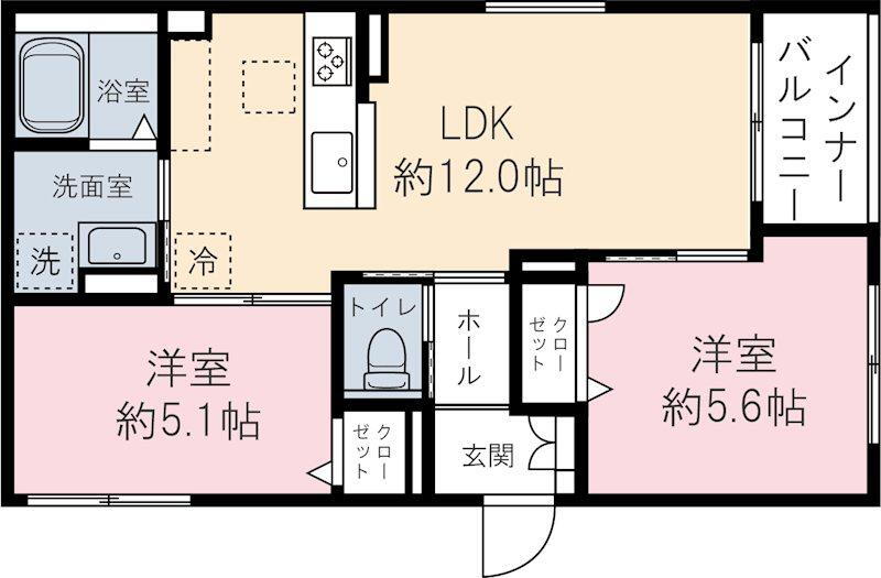 埼玉県さいたま市中央区鈴谷２ 南与野駅 2LDK マンション 賃貸物件詳細