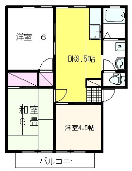 コーポ田島　　Ｄ棟 1階 3DK 賃貸物件詳細
