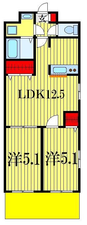 千葉県千葉市中央区新田町 千葉駅 2LDK マンション 賃貸物件詳細