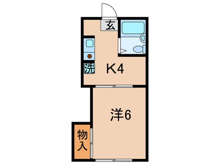 ユニオンハイツ鹿島田Ａ棟 1階 1K 賃貸物件詳細
