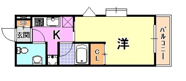 兵庫県神戸市中央区神若通１ 春日野道駅 1K マンション 賃貸物件詳細