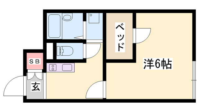 兵庫県揖保郡太子町鵤 網干駅 1K アパート 賃貸物件詳細