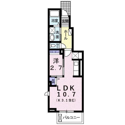 佐賀県伊万里市新天町 伊万里駅 1LDK アパート 賃貸物件詳細