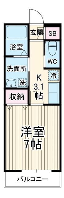 千葉県千葉市花見川区幕張町６ 幕張駅 1K アパート 賃貸物件詳細