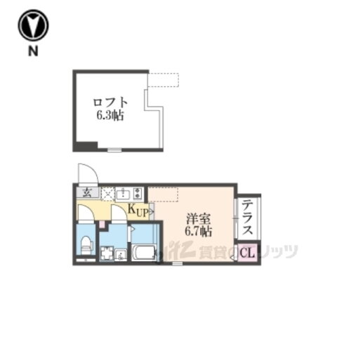 京都府京都市山科区御陵鴨戸町 御陵駅 1K アパート 賃貸物件詳細