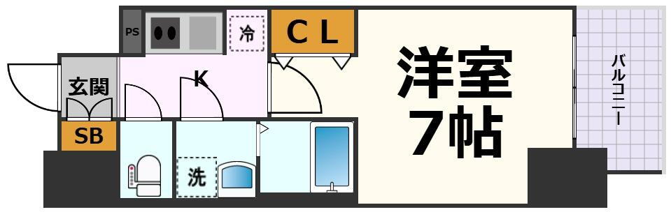 愛知県名古屋市中川区八熊３ 尾頭橋駅 1K マンション 賃貸物件詳細