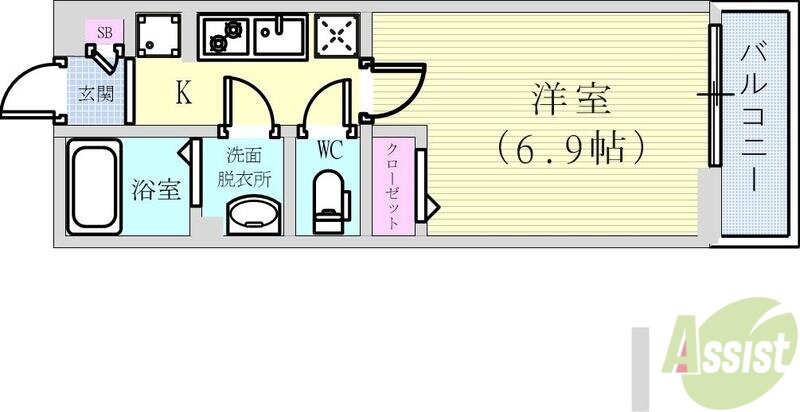 兵庫県神戸市灘区篠原中町３ 六甲駅 1K マンション 賃貸物件詳細