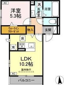 岐阜県羽島郡岐南町下印食４ 岐南駅 1LDK アパート 賃貸物件詳細