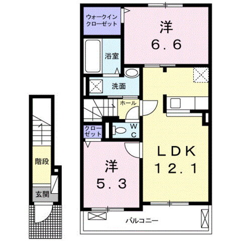 大分県大分市大字三佐 鶴崎駅 2LDK アパート 賃貸物件詳細