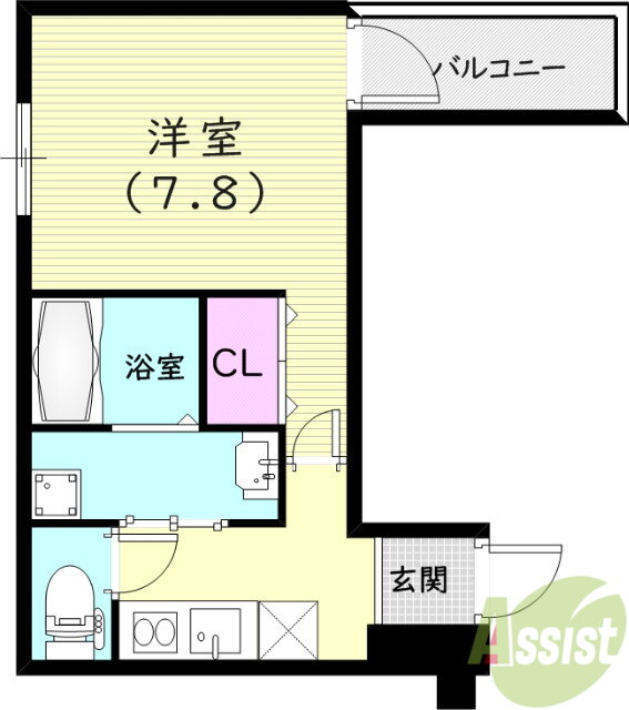 兵庫県尼崎市南塚口町８ 塚口駅 1K アパート 賃貸物件詳細