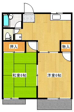 福島県郡山市並木４ 2DK アパート 賃貸物件詳細