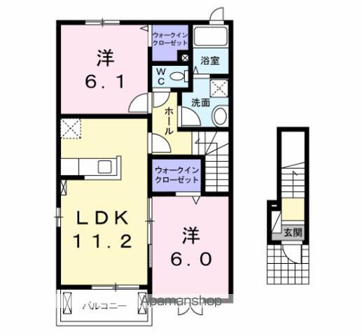 茨城県鹿嶋市大字港ケ丘 鹿島サッカースタジア駅 2LDK アパート 賃貸物件詳細