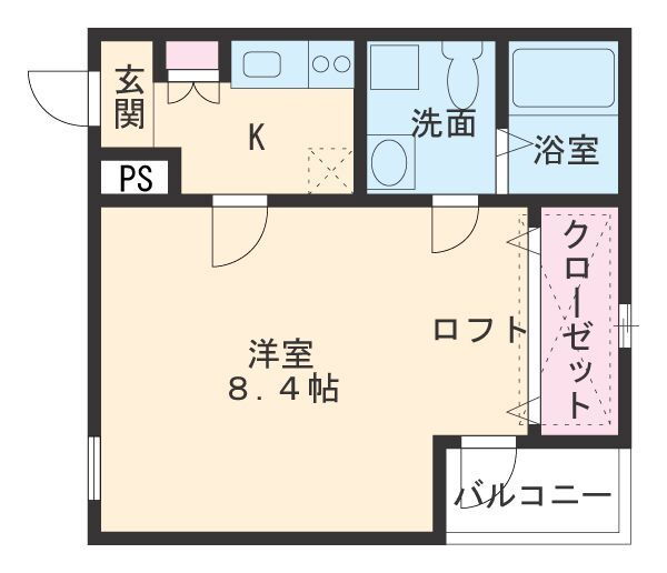 愛知県名古屋市港区浜２ 築地口駅 1K アパート 賃貸物件詳細