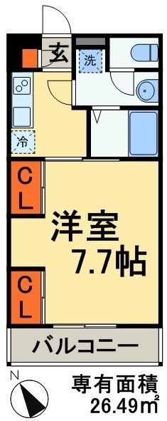 千葉県千葉市花見川区浪花町 検見川駅 1K アパート 賃貸物件詳細