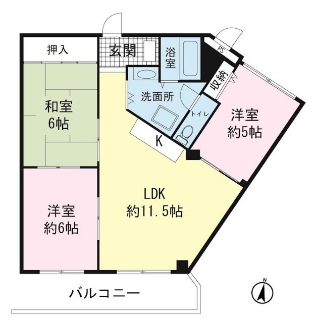 静岡県三島市谷田 三島二日町駅 3LDK アパート 賃貸物件詳細