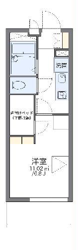 レオパレスＡＬＦＡＣＩＴＹ　Ｈ 2階 1K 賃貸物件詳細