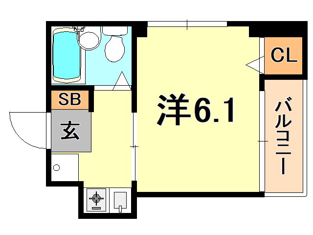 兵庫県神戸市長田区長楽町４ 鷹取駅 1K マンション 賃貸物件詳細