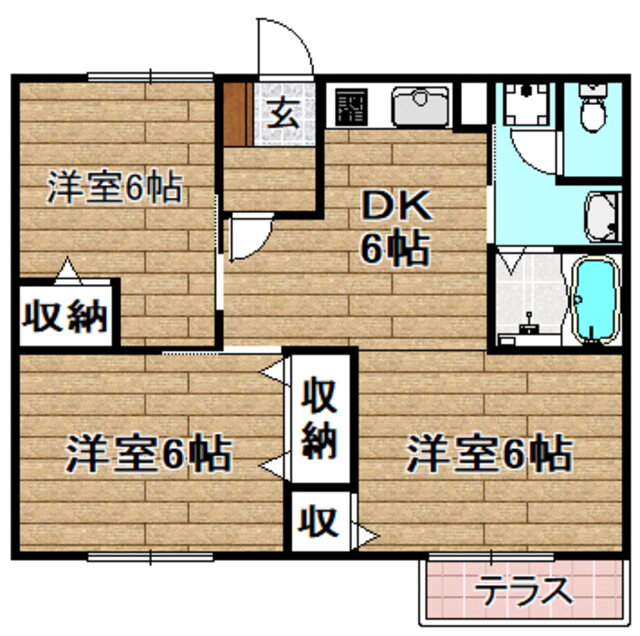 大阪府高槻市宮田町３ 摂津富田駅 3DK アパート 賃貸物件詳細