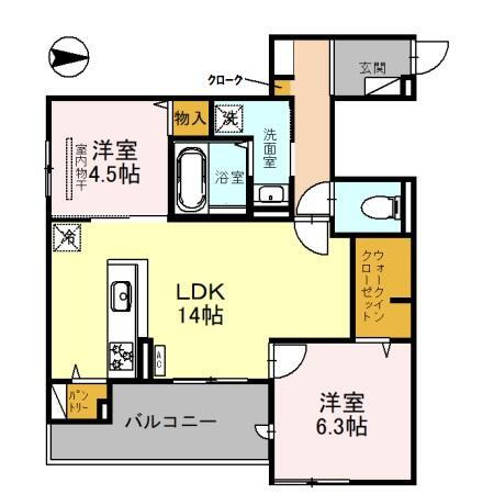 大阪府大阪市平野区加美北９ 衣摺加美北駅 2LDK アパート 賃貸物件詳細