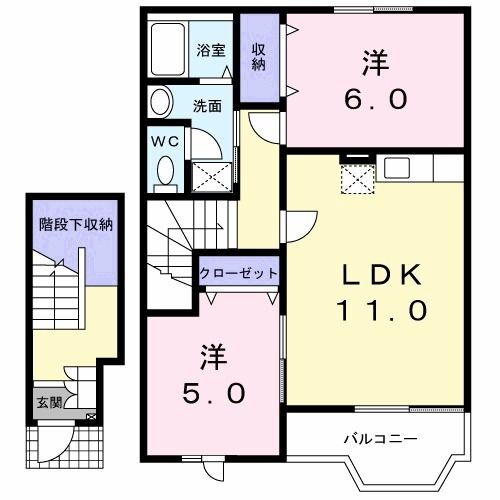 徳島県鳴門市撫養町木津 教会前駅 2LDK アパート 賃貸物件詳細