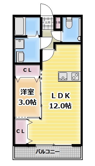 群馬県前橋市天川大島町１ 片貝駅 1LDK アパート 賃貸物件詳細