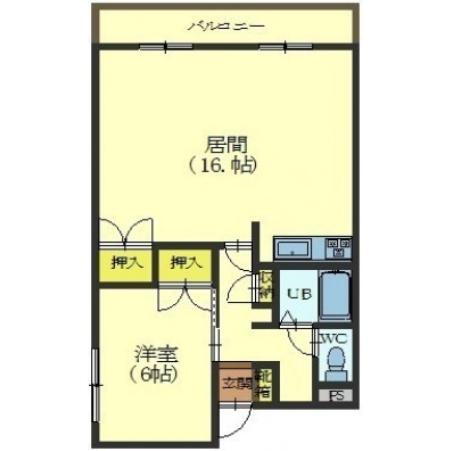 北海道函館市的場町 1LDK マンション 賃貸物件詳細
