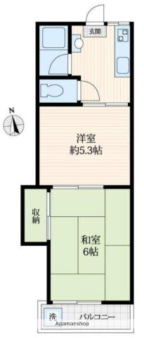 埼玉県八潮市緑町１ 八潮駅 2K アパート 賃貸物件詳細