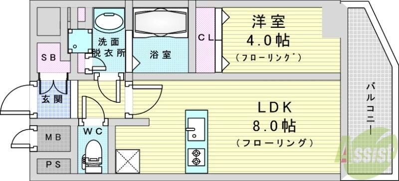 大阪府大阪市西淀川区柏里３ 塚本駅 1LDK マンション 賃貸物件詳細