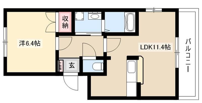 愛知県名古屋市中村区岩塚町３ 岩塚駅 1LDK マンション 賃貸物件詳細