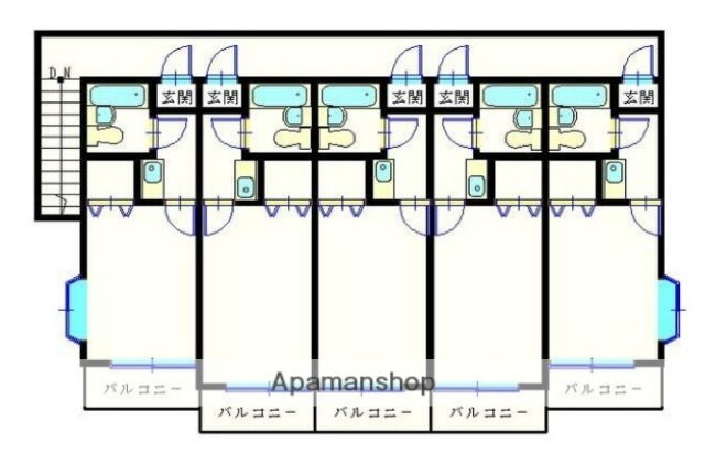 神奈川県横浜市港南区港南３ 港南中央駅 1K アパート 賃貸物件詳細