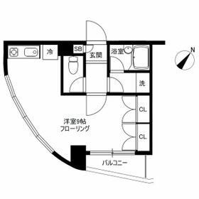 天田ビル 3階 ワンルーム 賃貸物件詳細