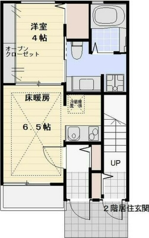 東京都町田市中町４ 町田駅 1DK アパート 賃貸物件詳細