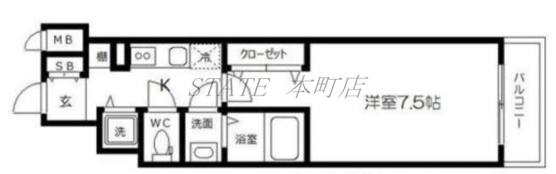 大阪府大阪市中央区常盤町２ 谷町四丁目駅 1K マンション 賃貸物件詳細