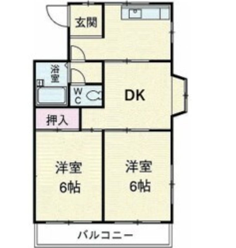 神奈川県横浜市港北区綱島東５ 新綱島駅 2DK マンション 賃貸物件詳細