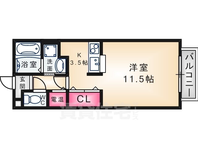 パークサイド・マ・メゾン２ 2階 ワンルーム 賃貸物件詳細