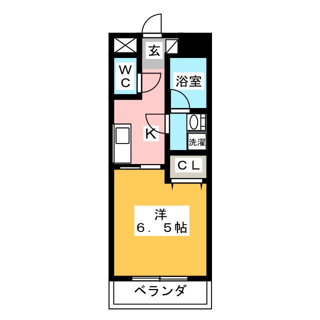 愛知県名古屋市西区新道１ 浅間町駅 1K マンション 賃貸物件詳細