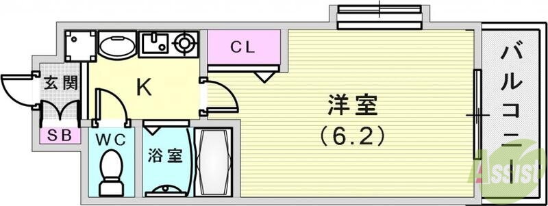 兵庫県神戸市中央区東川崎町７ 神戸駅 1K マンション 賃貸物件詳細
